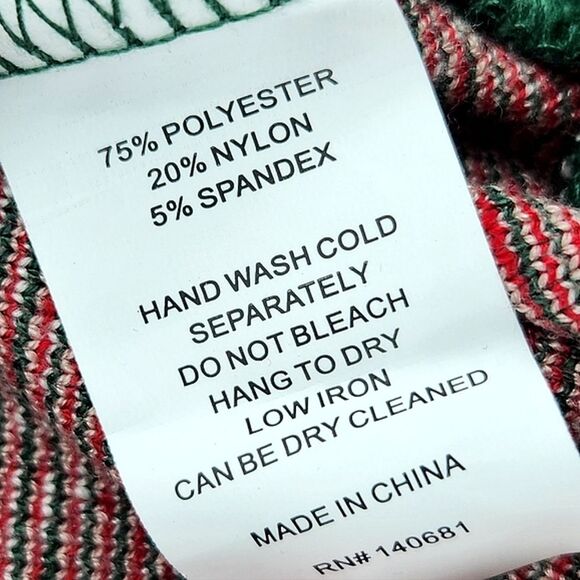 Unique Vintage Beige, Red & Green Tulip Sterling Sweater Womens Size Medium - Picture 11 of 11